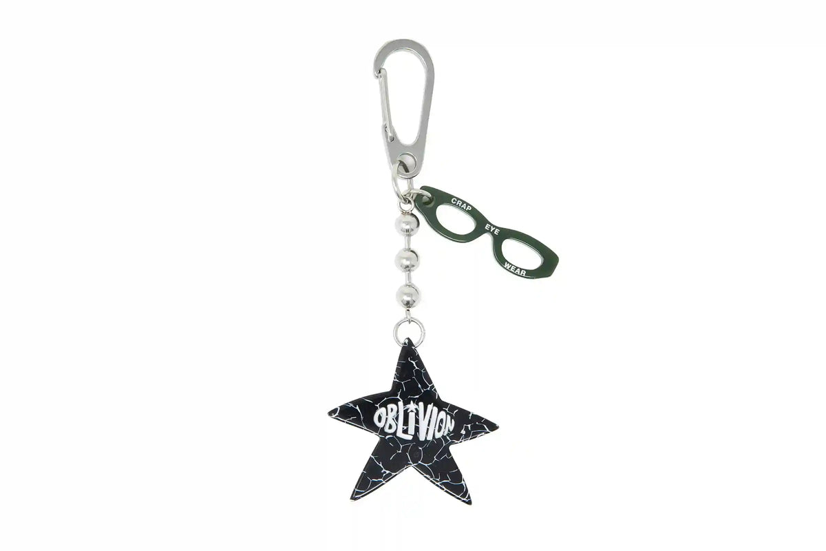 Oblivion Star Keychain - Cracked Marble Bio
