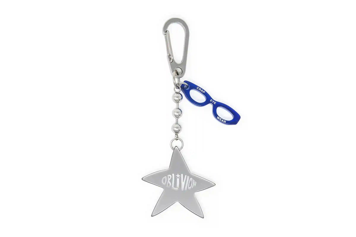 Oblivion Star Keychain - Recycled Silver